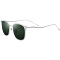 Round Retro Titanium Sunglasses