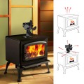 Eco-Friendly 4 Blades Heat Powered Stove Fan Fireplace Heat Distribution Stove Fans for Home Wood Log Burning Fireplace Parts