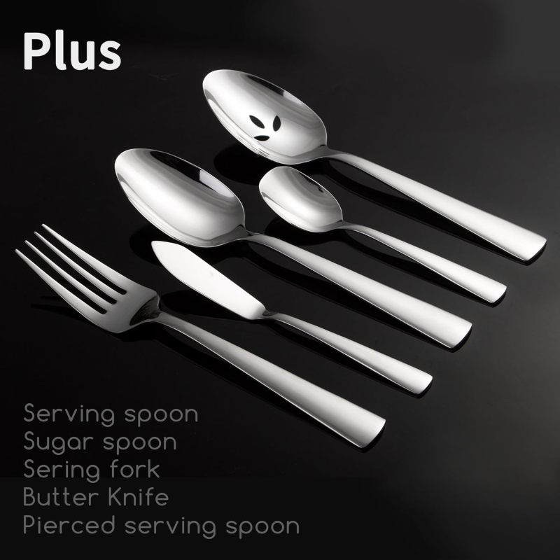 45-Piece Silverware Set Flatware Cutlery Set Service for 8