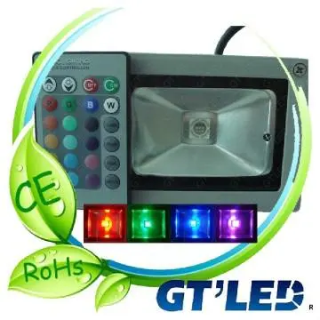 LED floodlight rgb colour