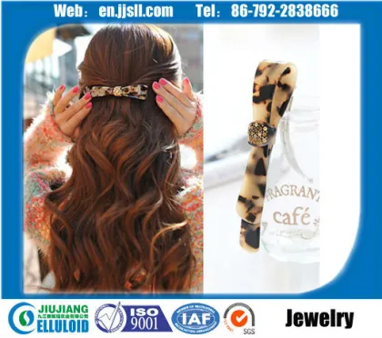 Finished products of celluloid plate - hairpin