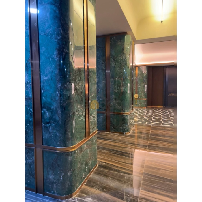 แผงผนังภายในถ่านไม้ไผ่วีเนียร์ไฟเบอร์