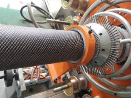 HDPE efficiency wire mesh skeleton plastic composite pipe