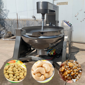 Automatic Sugar Glazed Caramelized Cashew Nut Cooking Machine