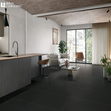 Büyük boyutlu modern tasarım 750x1500mm banyo zemin porselen fayans 715mc90