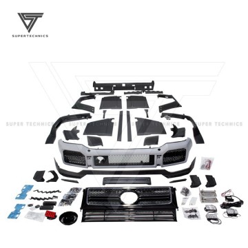 Glass Fiber Body Kit for Mercedes-Benz G-Class G55/G500/G63/G65 AMG 2010-2017 BS Style Front Rear Bumper Car Kit