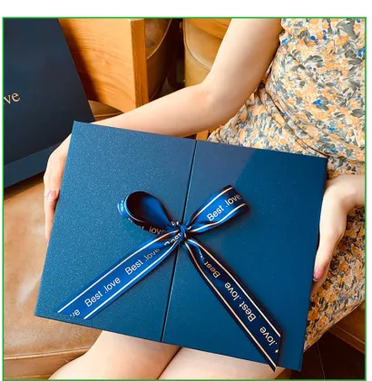 Bowknot Double Door Perfume Packaging Box