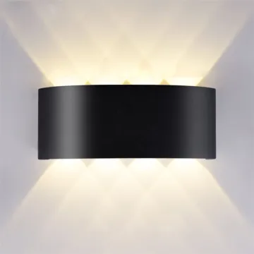 IP65 Aluminum Exterior Modern Outdoor Wall Light - LED Waterproof Garden Wall Lamp