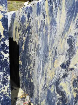 Semi precious big blue sodalite mineral