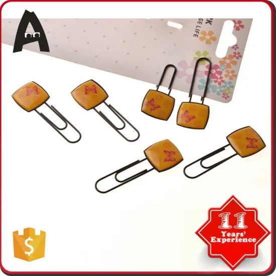 Competitive price factory supply crab shaped paper clips