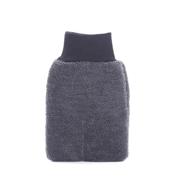 Sarung tangan mikrofiber kain bengkok yang dapat dicuci untuk sarung tangan cuci mobil