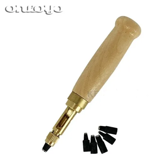 Industrial Sewing Machine Spare Parts Hand Tools Multifunction Puncher For Leather Belt Make Hole With Five Heads
