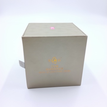 Scatola di confezionamento da regalo per regalo di rosa in oro rosa personalizzato