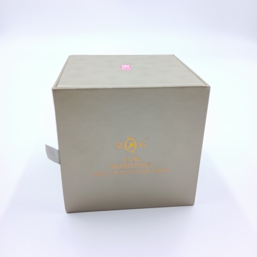 自定义徽标玫瑰金礼品盒包装盒