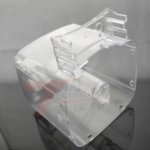 CNC machining transparent acrylic clear plastic prototype