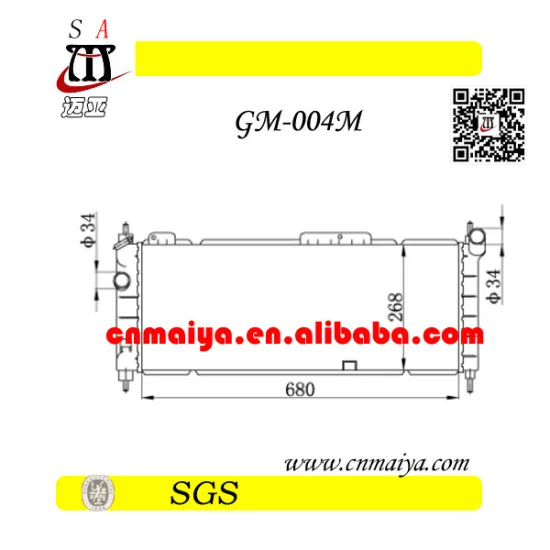 CHEVROLET SAIL small car plastic radiator