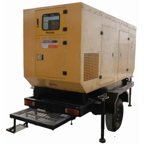 240kw silent type trailer diesel generating