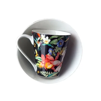 Painted home ceramic tableware