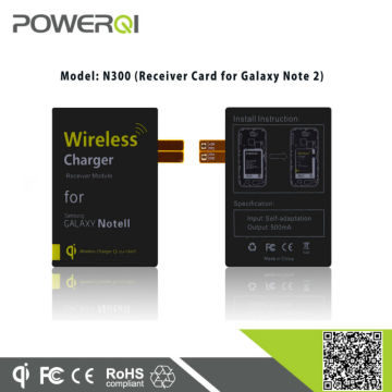 Qi Wireless Charger Receiver Card for Samsung Galaxy Note 2 7100/7102/7105