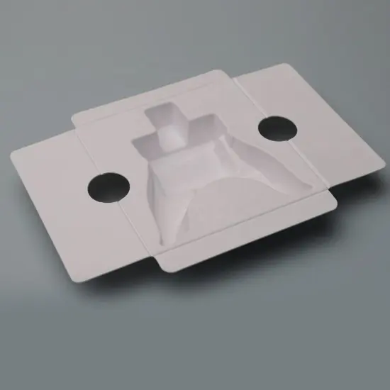 Fibre packaging inner box tray molded insert electronics