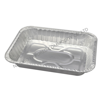 Aluminiumfolie container rechthoekige braadpan