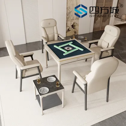 Automatic Mahjong Table T560 Milk Tea Brown