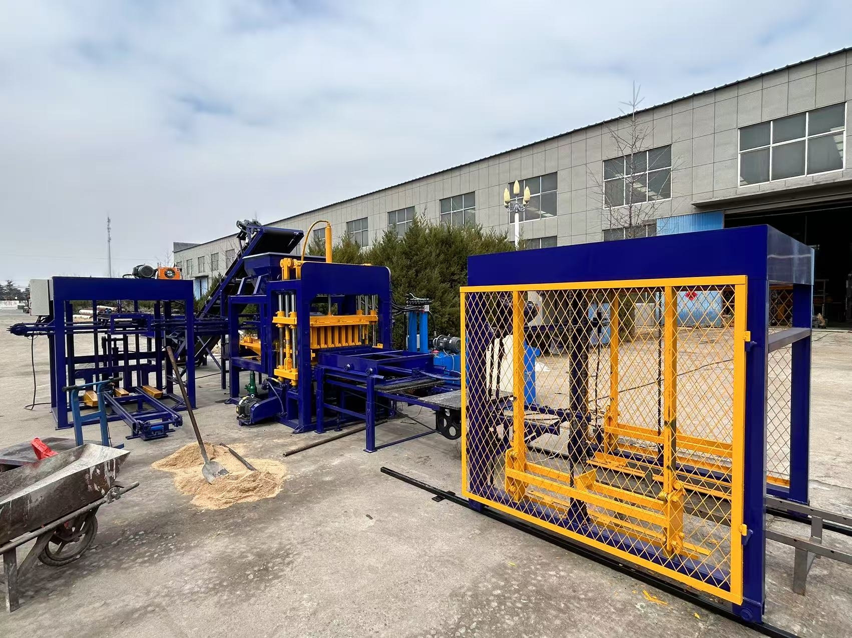 Высокое автоматическое производственное оборудование для автоматического кирпича