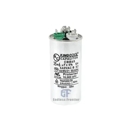 AC Motor Run Capacitor CBB65 for Air Conditioner Parts