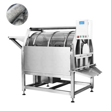 High Capacity Electric Fish Scaling and Cleaning Machine