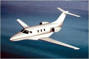 used white Beechcraft aircraft