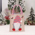 Christmas Decorations Snowman Elk Doll Print Tote Bag