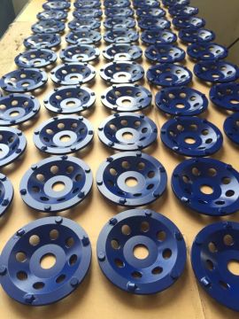 PCD Cup Wheel with TCT tungsten carbide teeth