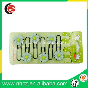 Green Flower Shape Bookmark for Children ,School