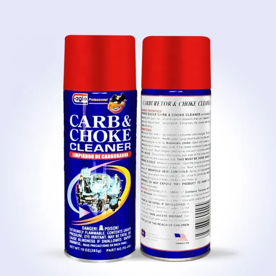 Eco-friendly Aerosol Cleaning Carb and Choke Cleaner - 450ml Factory Price for Car Engine