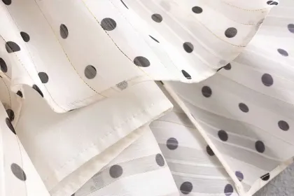 Women's Causal Wave point Long Sleeve Dress