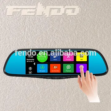 Car recorder camera 7 inch bandage type wifi driving recorder version with navigation electronic dog driving recorder