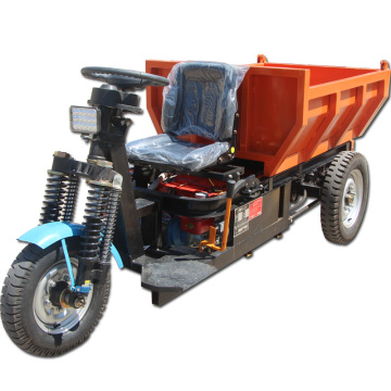 Perlombongan Dumper Tricycle 2000W Motor Electric