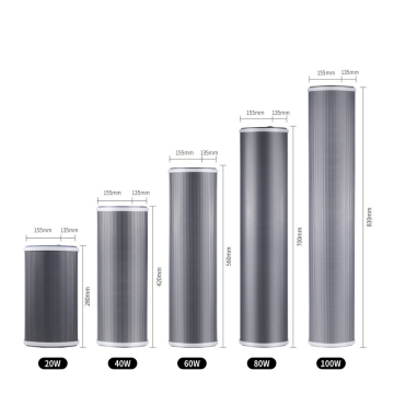 High Power Outdoor HiFi Aluminiumlegierung Säulenlautsprecher