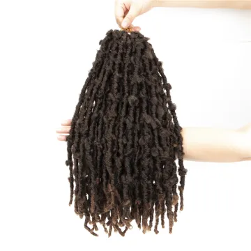 Butterfly Locs Crochet Hair Goddess Locs Braiding Hair Extensions Pre Looped Distressed Butterfly Synthetic Crochet Braids