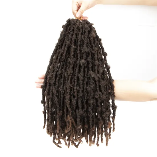 Butterfly Locs Crochet Hair Goddess Locs Braiding Hair Extensions Pre Looped Distressed Butterfly Synthetic Crochet Braids