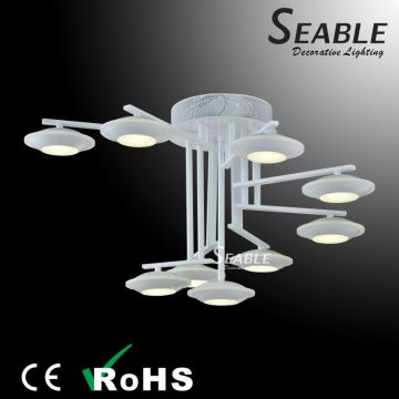 Europe style fancy natural plate shaped LED ceiling lamp for decoration