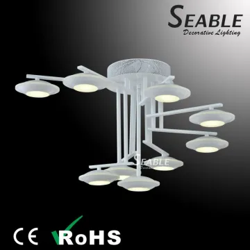 SMD5630 golden and white color metal led modern ceiling lighting