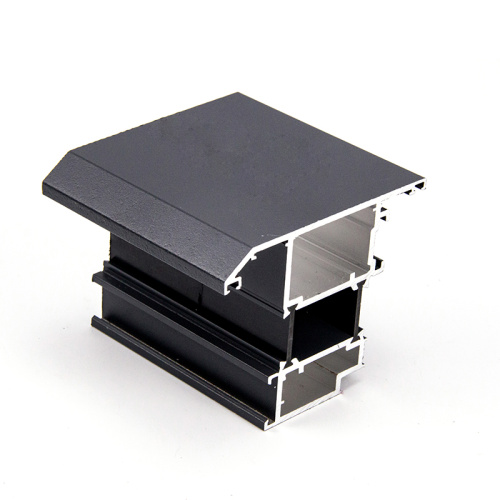 Aluminium Sections Black Aluminum Profile For Windows Manufactory