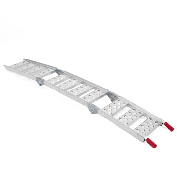 Portable Folding Aluminum Motorcycle Ramp for Pickup Trucks