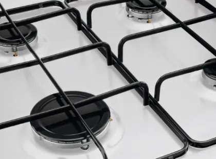 Zanussi Gas Stove 4 Burner Stainless Steel