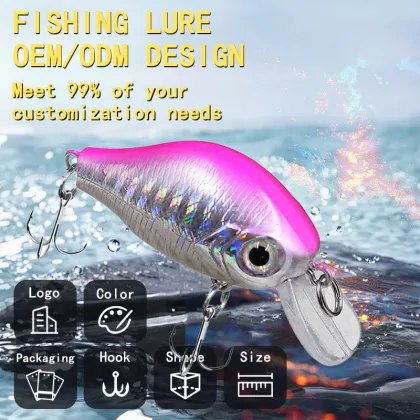 MISTER LURE 60mm 8g Wobbler Swimbait Fish Lure Crank Bait Minnow Fishing Lures