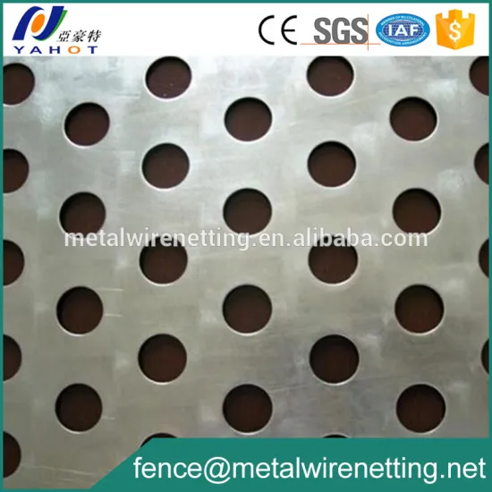 Galvanized Perforated Metal Perforated Round Hole Sheet