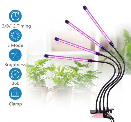 Clamp Grow Light Led 40W 4 HEADS