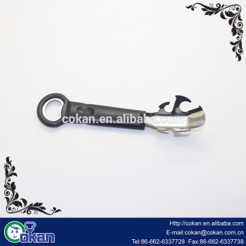 Black Plastic Antislip Handle Silver Tone Plate Bowl Dish Clip Tong