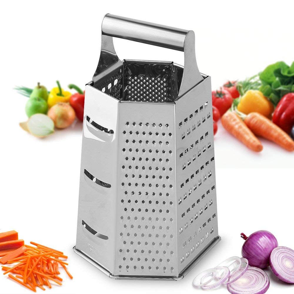 6 side cheese grater